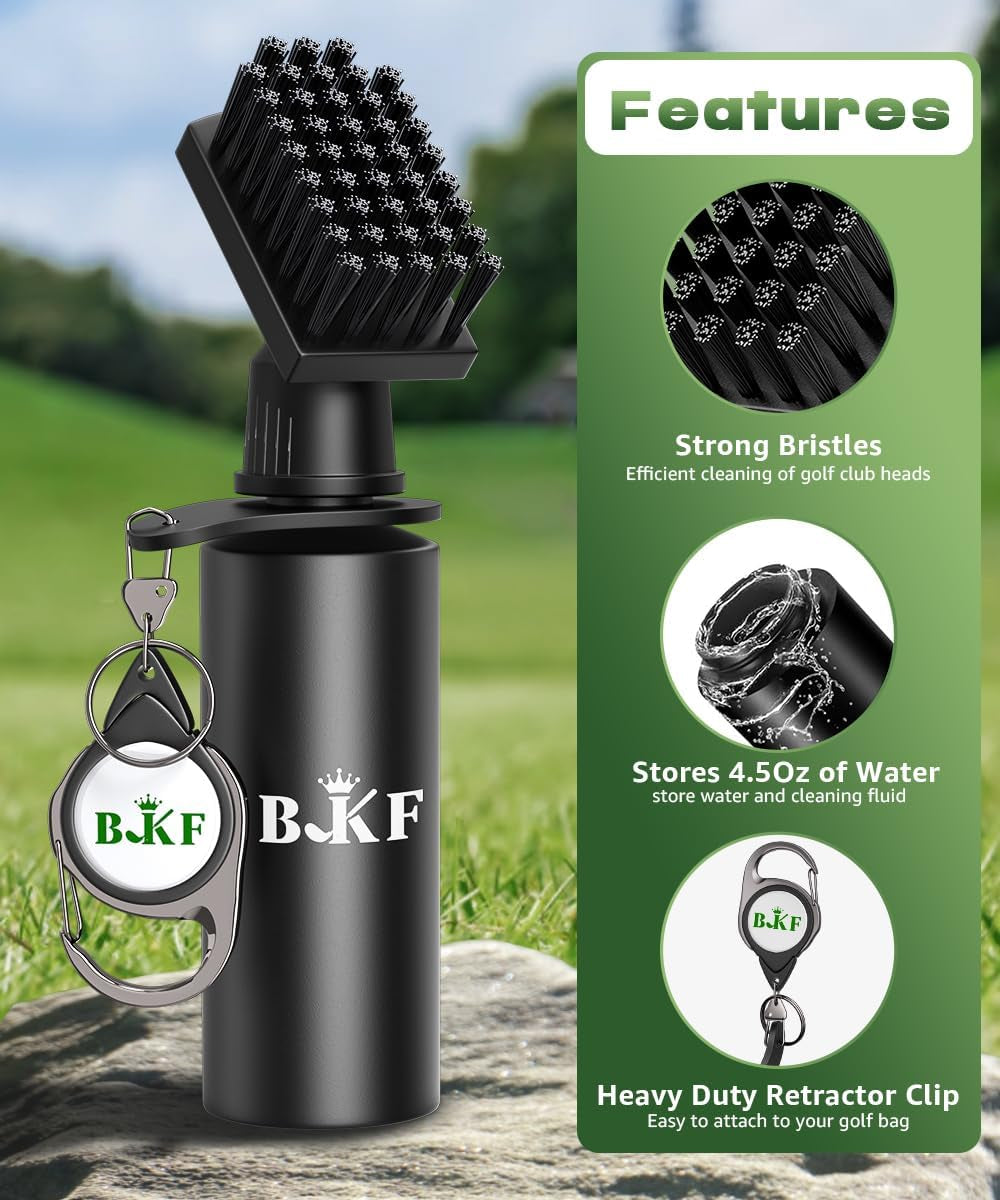 Golf Club Cleaner Brush Golf Water Brush 4Oz Water Washer Scrub Cool Golf Gadget Golf Items Essentials Golf Accessories Unique Golf Gifts for Men