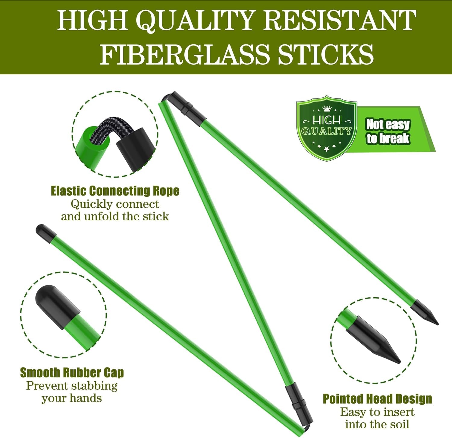 Golf Alignment Sticks 2 Pack,Upgraded 48" Collapsible Alignment Stick Golf Training Aid for Aiming, Putting, Swing Trainer, Golf Training Sticks with Clear Tube Case