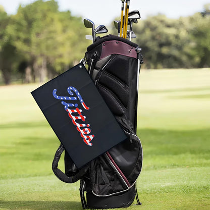 Titties Golf Towel – Funny Golf Towel for Bags, Funny Gift Microfiber Golf Bag Towel, USA Parody, Golf Accessories for Men, Bag Accessories