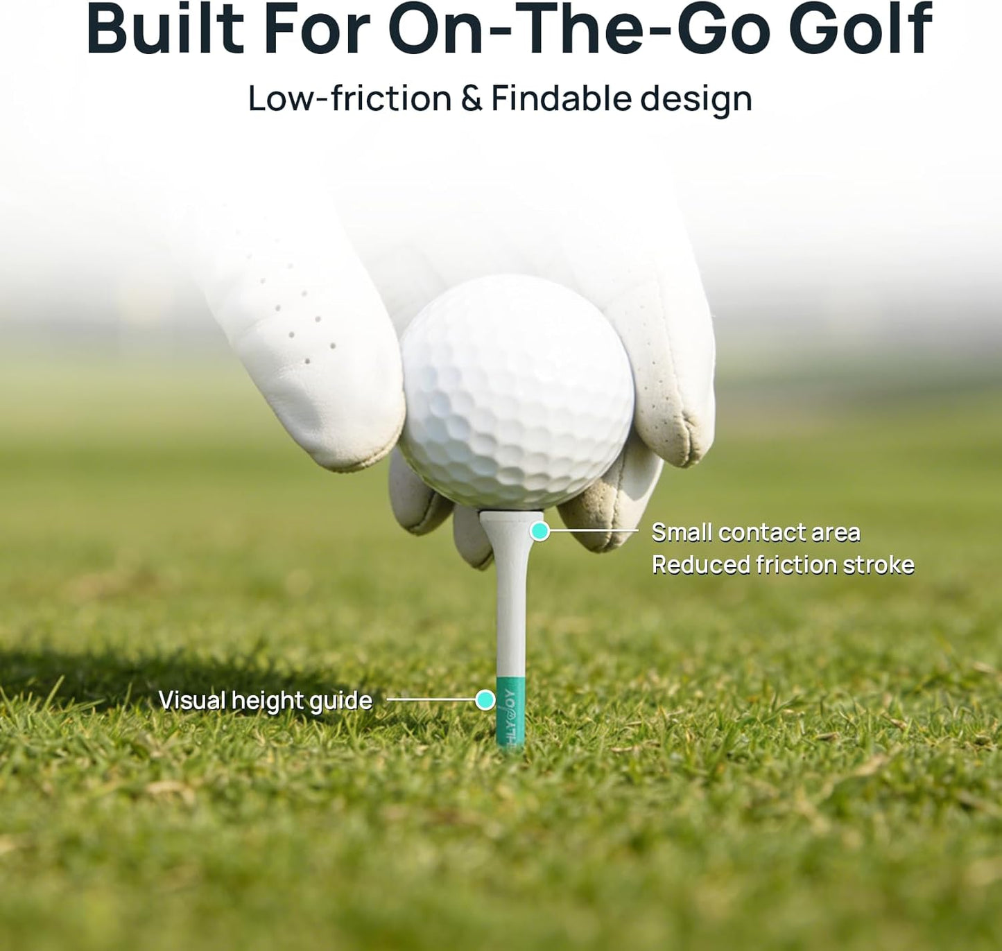 Funny Golf Tees - Golf Accessories for Men - Funny Golf Gifts for Fathers Day & Boyfriend - 18 Pack Premium Golf Tees 3 1/4''- Golf Gag Gift