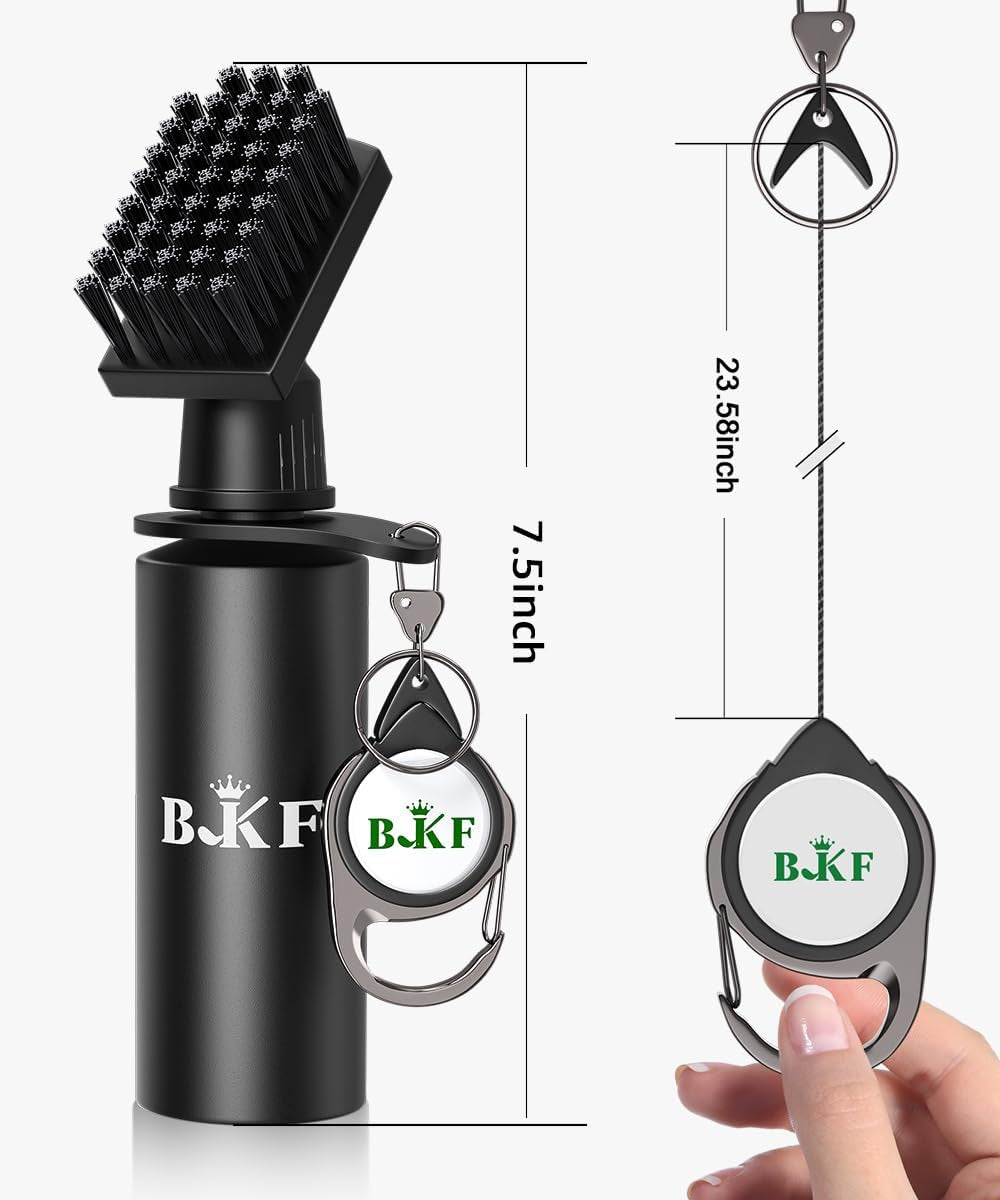 Golf Club Cleaner Brush Golf Water Brush 4Oz Water Washer Scrub Cool Golf Gadget Golf Items Essentials Golf Accessories Unique Golf Gifts for Men